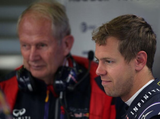Titel-Bild zur News: Helmut Marko, Sebastian Vettel