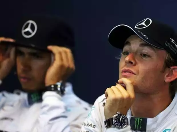 Titel-Bild zur News: Nico Rosberg, Lewis Hamilton