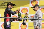 Daniel Ricciardo (Red Bull) und Valtteri Bottas (Williams) 