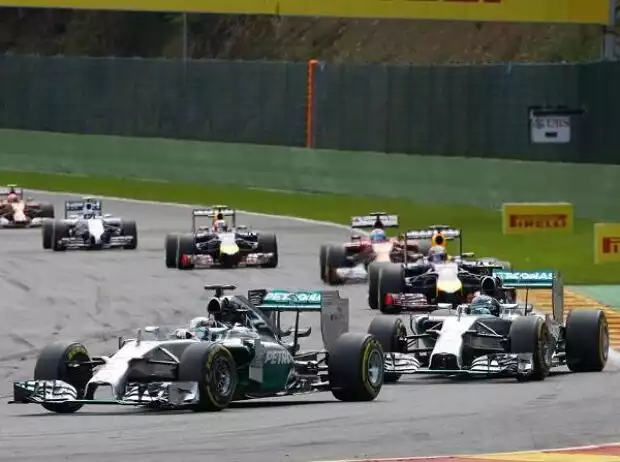 Titel-Bild zur News: Lewis Hamilton, Nico Rosberg