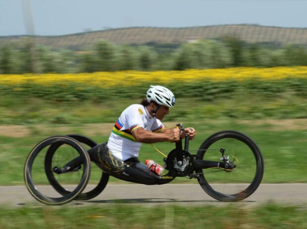 Alessandro Zanardi auf dem Handbike