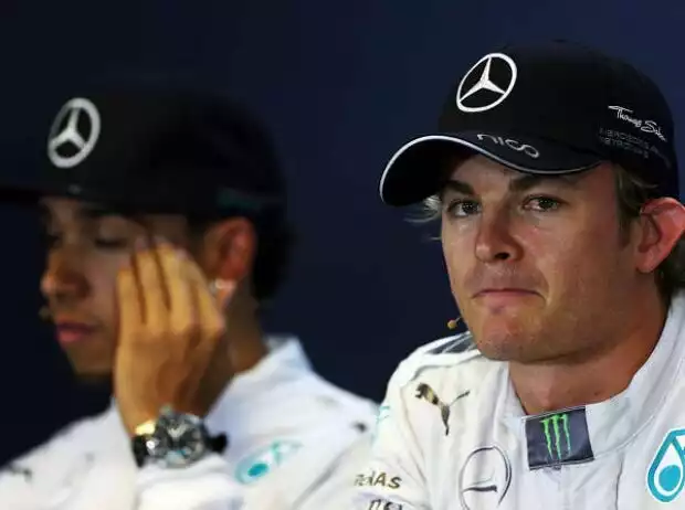 Titel-Bild zur News: Nico Rosberg, Lewis Hamilton