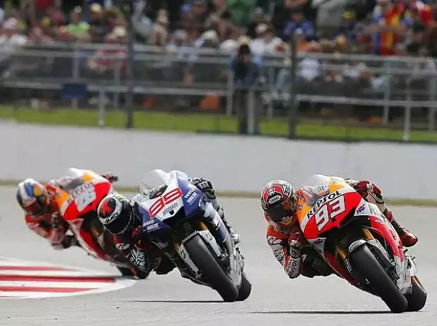 Titel-Bild zur News: Marc Marquez, Jorge Lorenzo, Daniel Pedrosa