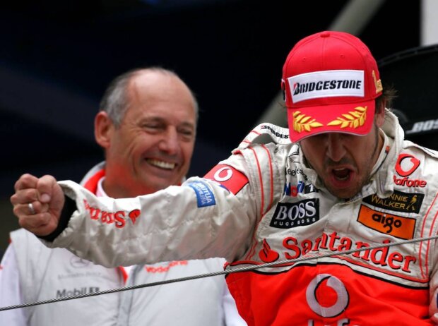 Fernando Alonso, Ron Dennis Fernando Alonso, Ron Dennis