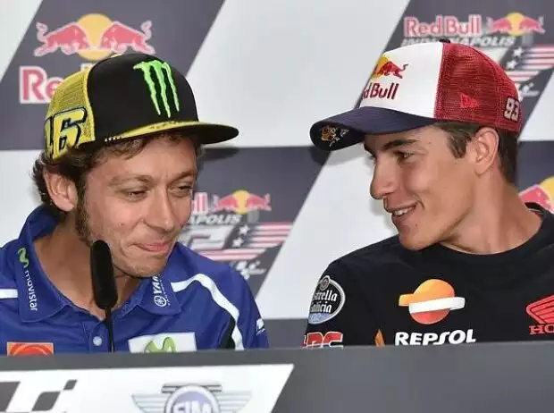 Valentino Rossi, Marc Marquez Titel-Bild zur News: Valentino Rossi, Marc Marquez