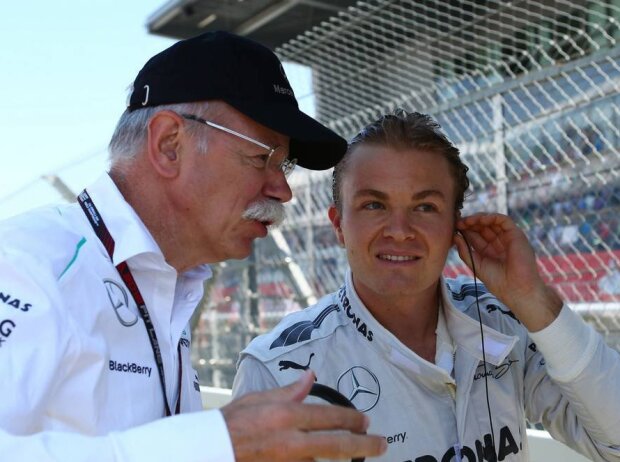 Dieter Zetsche und Nico Rosberg