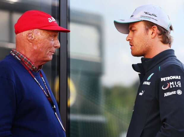Niki Lauda und Nico Rosberg