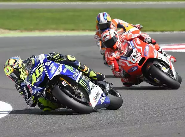 Titel-Bild zur News: Valentino Rossi, Andrea Dovizioso