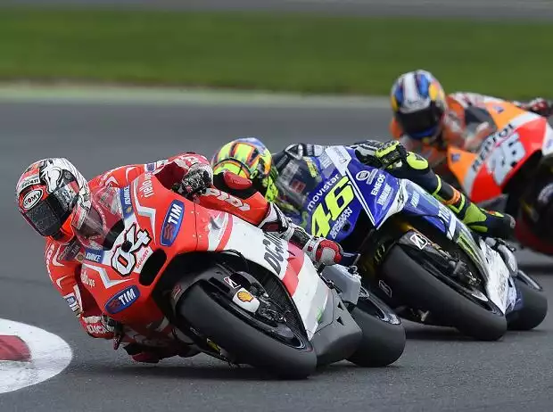 Andrea Dovizioso, Valentino Rossi Titel-Bild zur News: Andrea Dovizioso, Valentino Rossi
