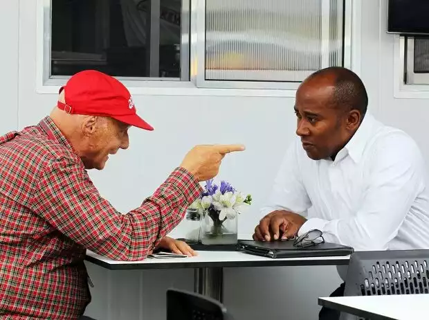Niki Lauda und Anthony Hamilton Titel-Bild zur News: Niki Lauda und Anthony Hamilton