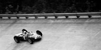 Phil Hill in der Steilkurve, Monza 1961