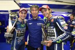 Jorge Lorenzo, Kouichi Tsuji und Valentino Rossi (Yamaha) 