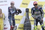 Jorge Lorenzo und Valentino Rossi (Yamaha) 