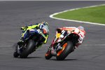 Valentino Rossi und Daniel Pedrosa 