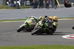 Pol Espargaro vor Aleix Espargaro und Alvaro Bautista 