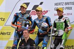 Alex Marquez, Alex Rins und Enea Bastianini 