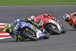 Valentino Rossi vor Andrea Dovizioso 