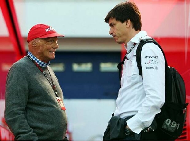 Niki Lauda und Toto Wolff Niki Lauda und Toto Wolff