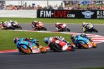 Alex Rins vor Miguel Oliveira und Alex Marquez 