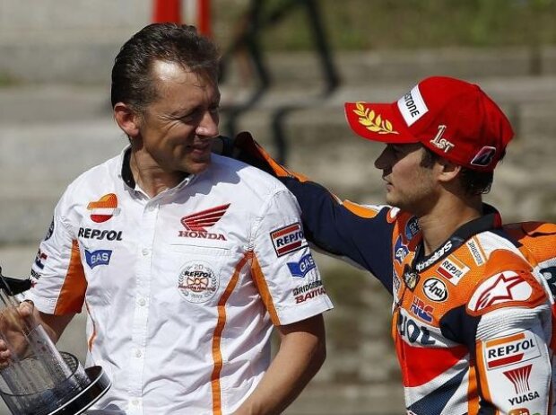 Mike Leitner und Daniel Pedrosa