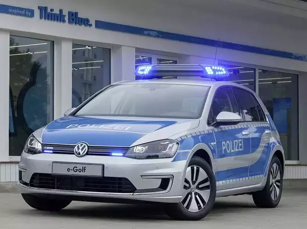 Volkswagen e-Golf Polizei Titel-Bild zur News: Volkswagen e-Golf Polizei