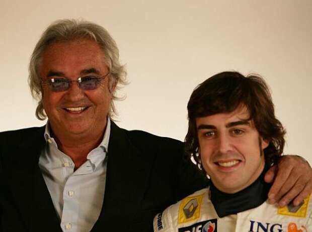Fernando Alonso, Flavio Briatore (Teamchef)