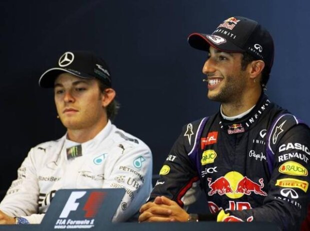 Titel-Bild zur News: Nico Rosberg, Daniel Ricciardo, Valtteri Bottas