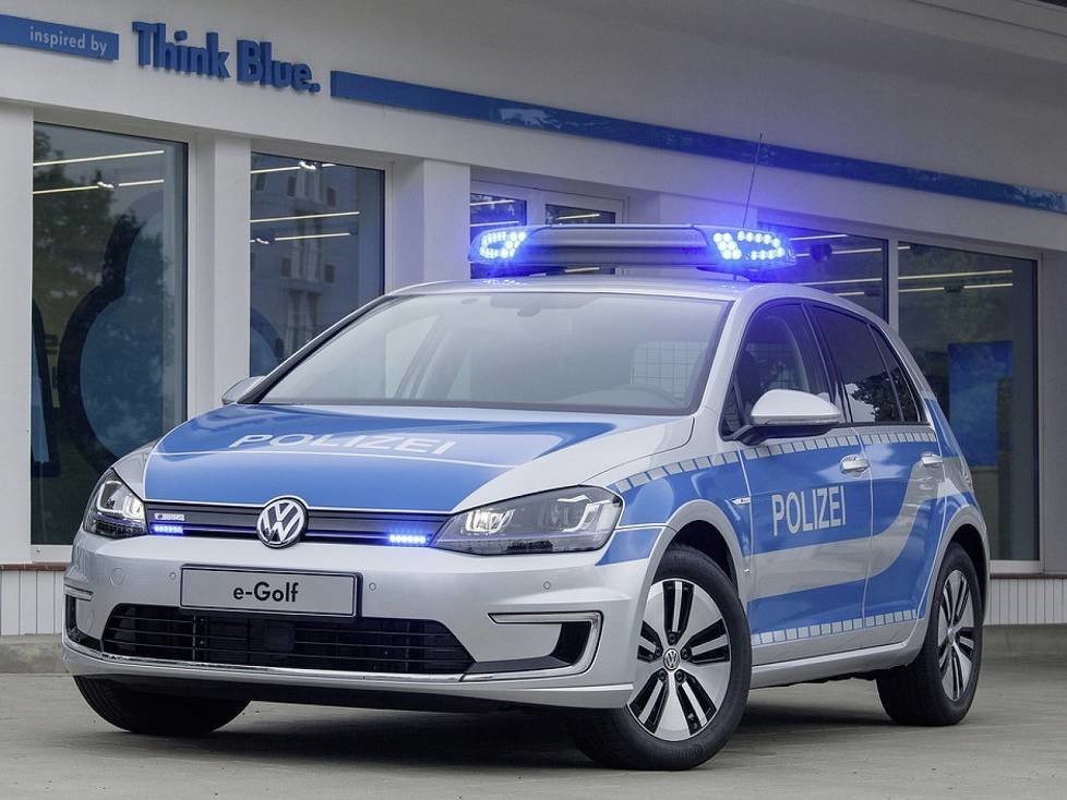 Volkswagen e-Golf Polizei