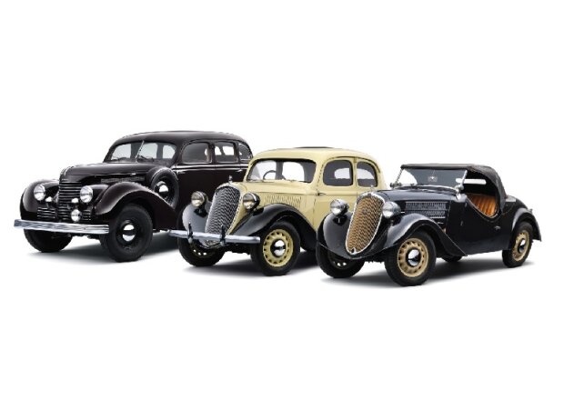 Titel-Bild zur News: Drei Skoda-Automobil-Ikonen werden 80 Jahre alt: Das Trio Superb, Rapid und Popular