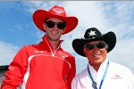 Alexander Rossi und Mario Andretti