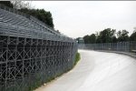 Die alte Monza-Steilkurve hinter den Tribünen