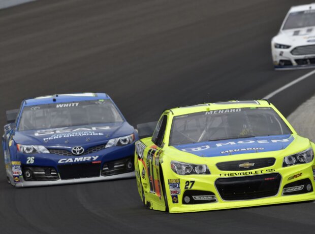 Cole Whitt, Paul Menard Cole Whitt, Paul Menard