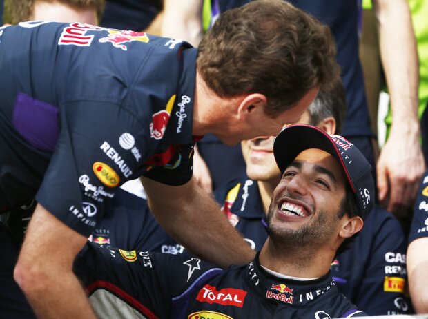 Titel-Bild zur News: Daniel Ricciardo, Christian Horner