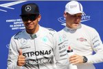 Lewis Hamilton (Mercedes) und Valtteri Bottas (Williams) 