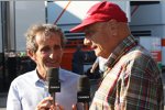 Alain Prost und Niki Lauda 