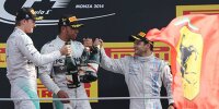 Bild zum Inhalt: Monza: Hamilton siegt nach Fehler von Rosberg