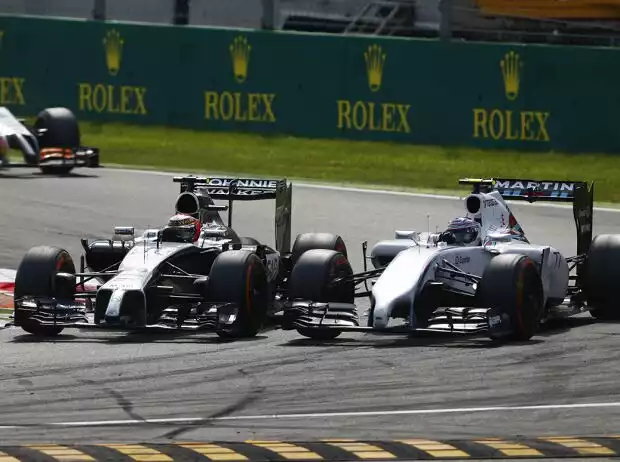 Titel-Bild zur News: Kevin Magnussen, Valtteri Bottas