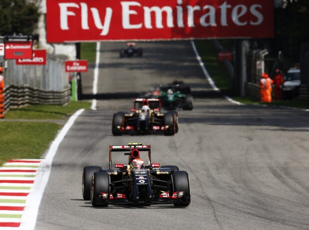 Titel-Bild zur News: Pastor Maldonado, Romain Grosjean