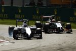 Valtteri Bottas (Williams) und Sergio Perez (Force India) 