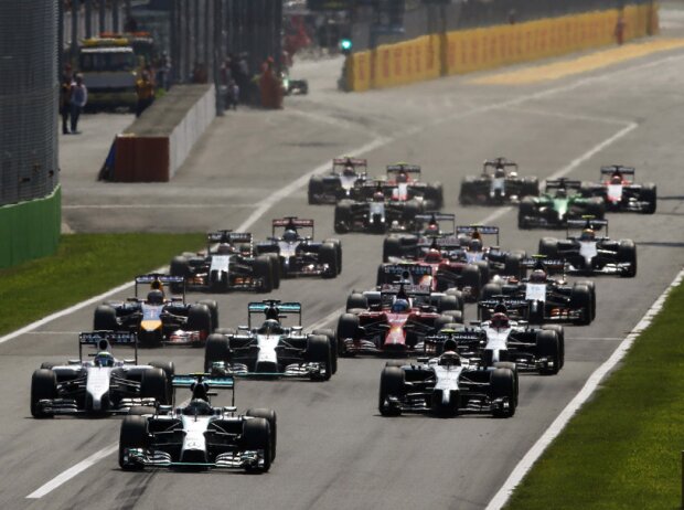 Nico Rosberg, Felipe Massa, Kevin Magnussen, Lewis Hamilton, Jenson Button Nico Rosberg, Felipe Massa, Kevin Magnussen, Lewis Hamilton, Jenson Button