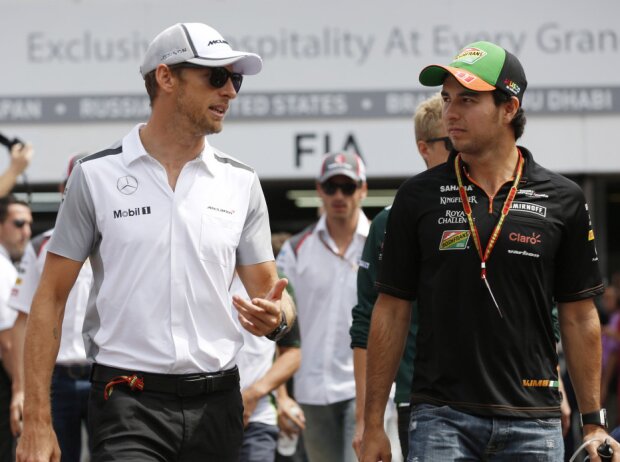 Jenson Button, Sergio Perez