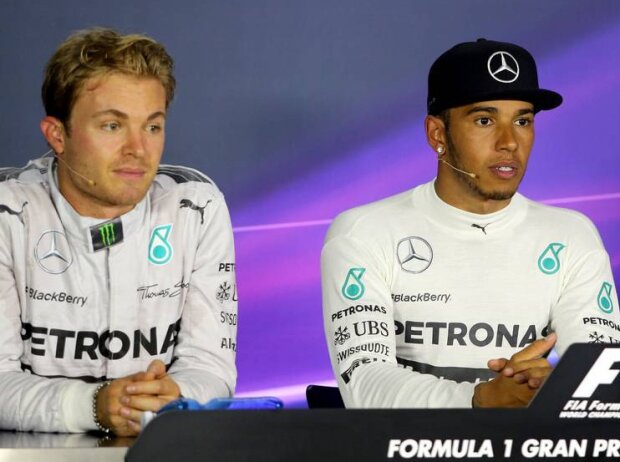 Titel-Bild zur News: Nico Rosberg, Lewis Hamilton, Felipe Massa