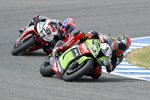 Tom Sykes (Kawasaki), Marco Melandri (Aprilia)