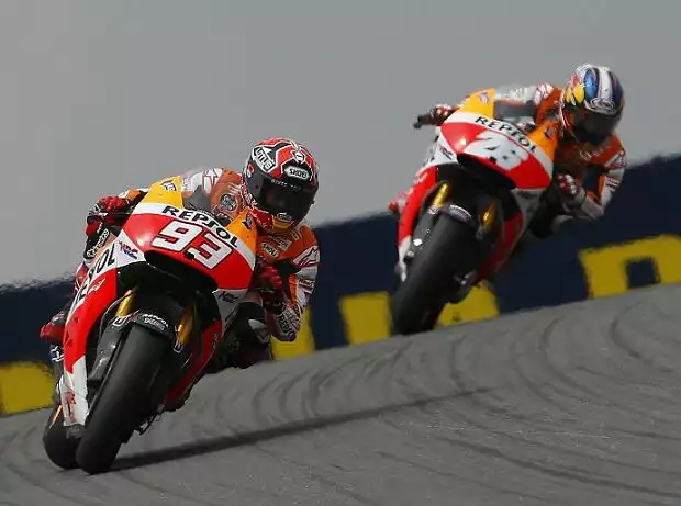 Marc Marquez, Daniel Pedrosa Titel-Bild zur News: Marc Marquez, Daniel Pedrosa