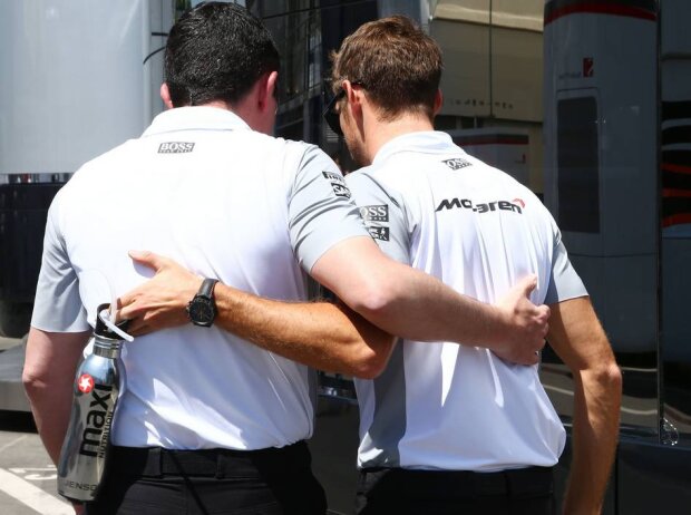 Titel-Bild zur News: Eric Boullier, Jenson Button