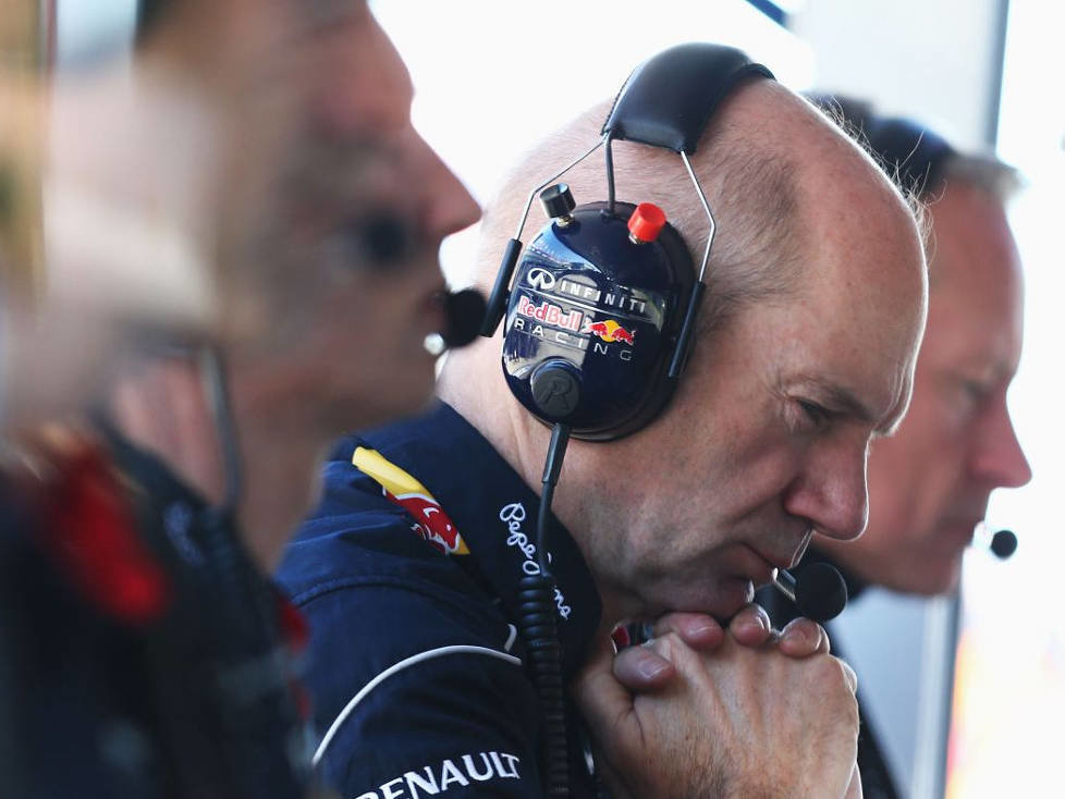 Adrian Newey am Kommandostand