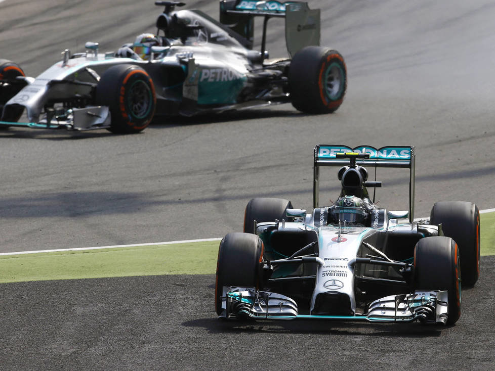 Nico Rosberg, Lewis Hamilton