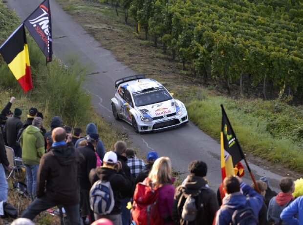 Titel-Bild zur News: Andreas Mikkelsen (N), Ola Fløene (FIN) Volkswagen Polo R WRC (2014) WRC Rally Germany 2014