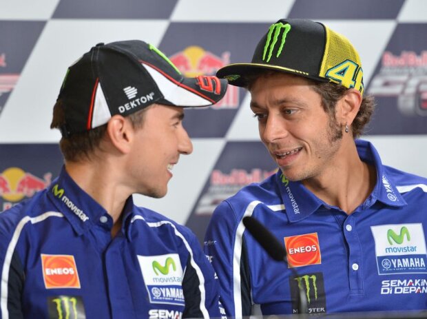 Jorge Lorenzo, Valentino Rossi