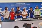 Die Pressekonferenz in Misano